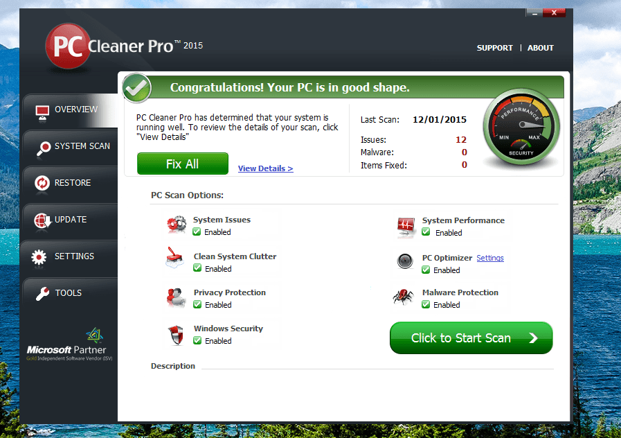 cheat key for pc cleaner pro 2015